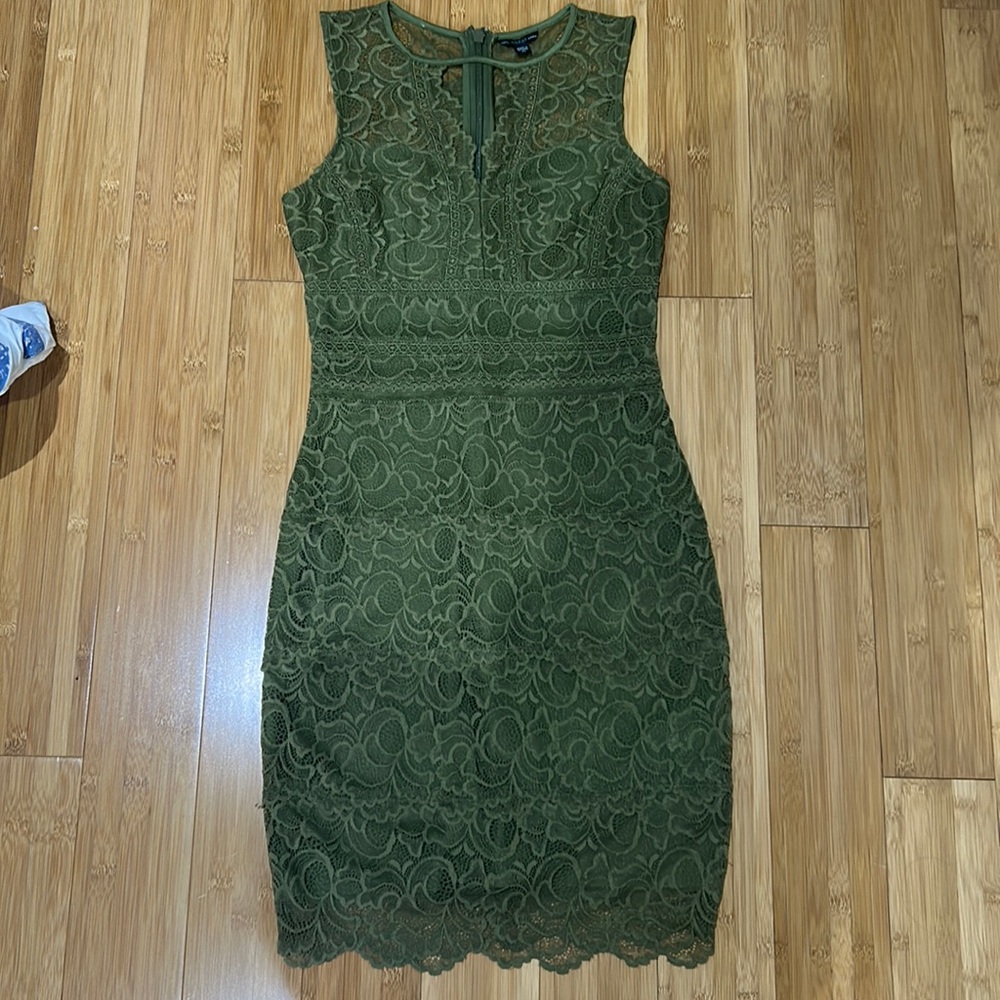 GUESS Green Dress, Extra Small